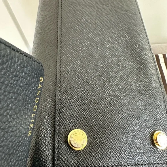 Henri Bendel “The Gotham Tote”, Black Leather - Picture 10 of 14